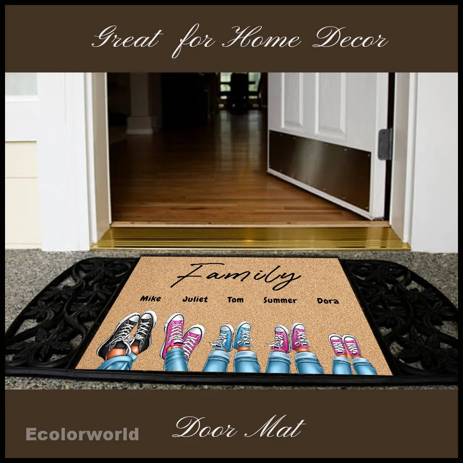 Personalized Pets Paws Doormat