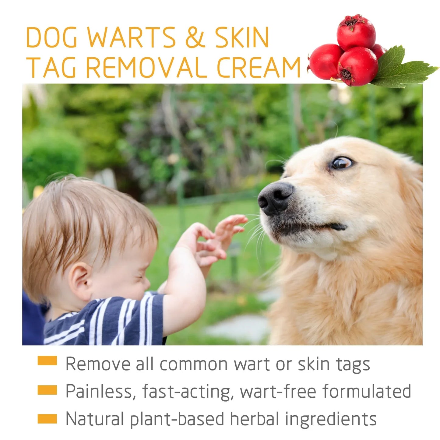 Pet Wart Remover Cream - Painless Skin Tag Treatment