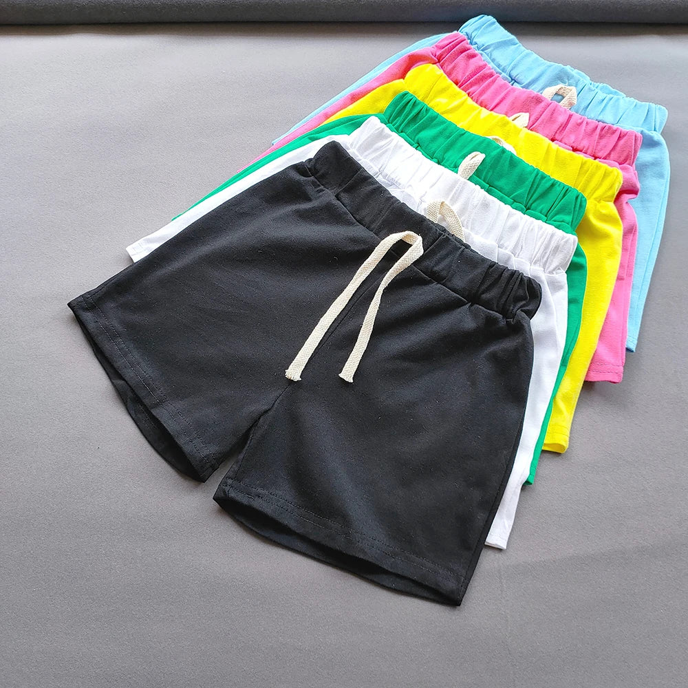 Korean Candy Color Kids Shorts