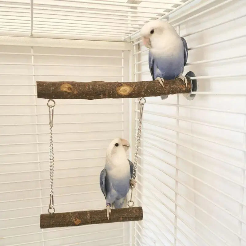 Wood Bird Perch Play Stand