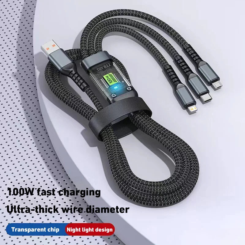 Xiaomi 120W Super Fast Charging 3-in-1 USB Cable