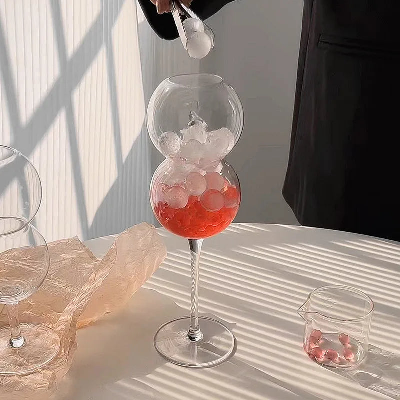 Creative Goblet Bubble Glassware Set