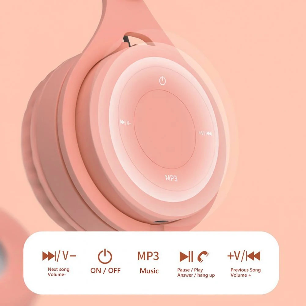 Macaron Girls Wireless Headphones