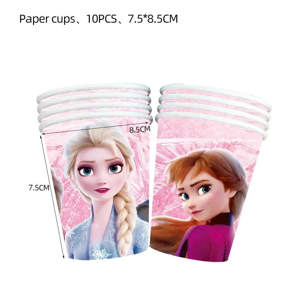 Frozen Theme Party Supplies - Elsa and Anna Decoration