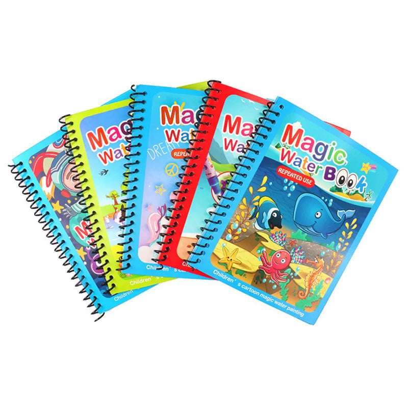 Magic Water Drawing Book for Kids