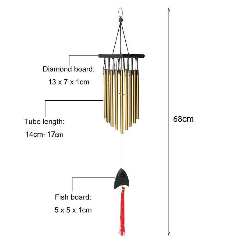 Large Bells Wind Chimes - Garden Outdoor Decor