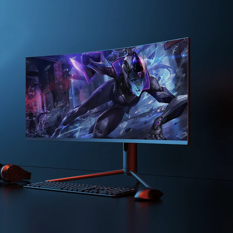 34 Inch Curved Screen Gaming PC Desktop