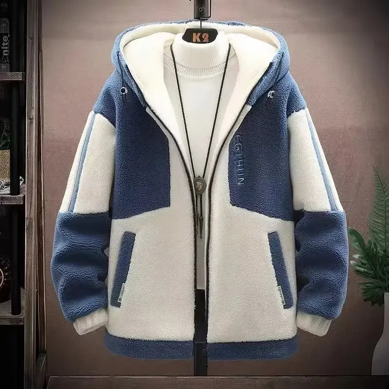 2024 Men's Wool Hooded Jacket