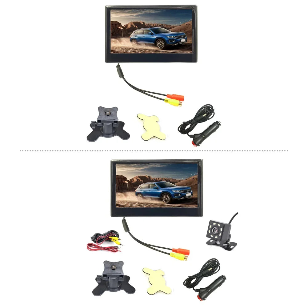 7 Inch Car Monitor TFT LCD Color Screen