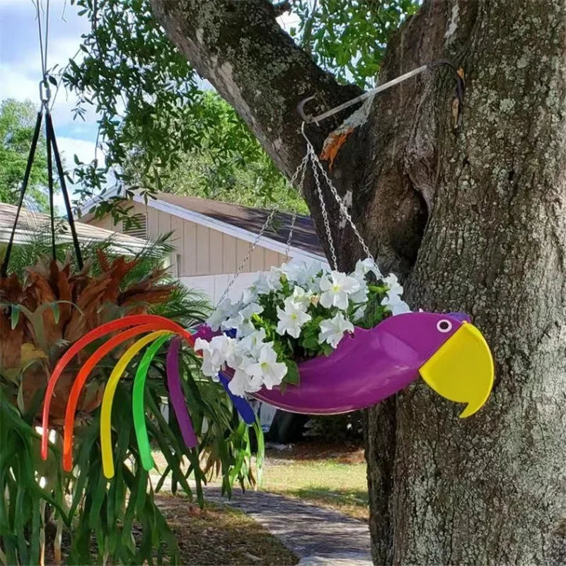 Exquisite Flying Bird Hanging Planter