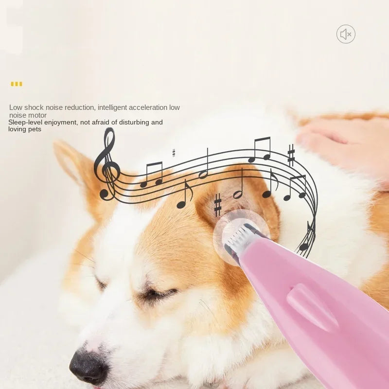 Professional Pet Hair Trimmer - Electric, Precise & Quiet