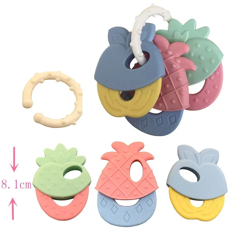 Baby Silicone Teether Set