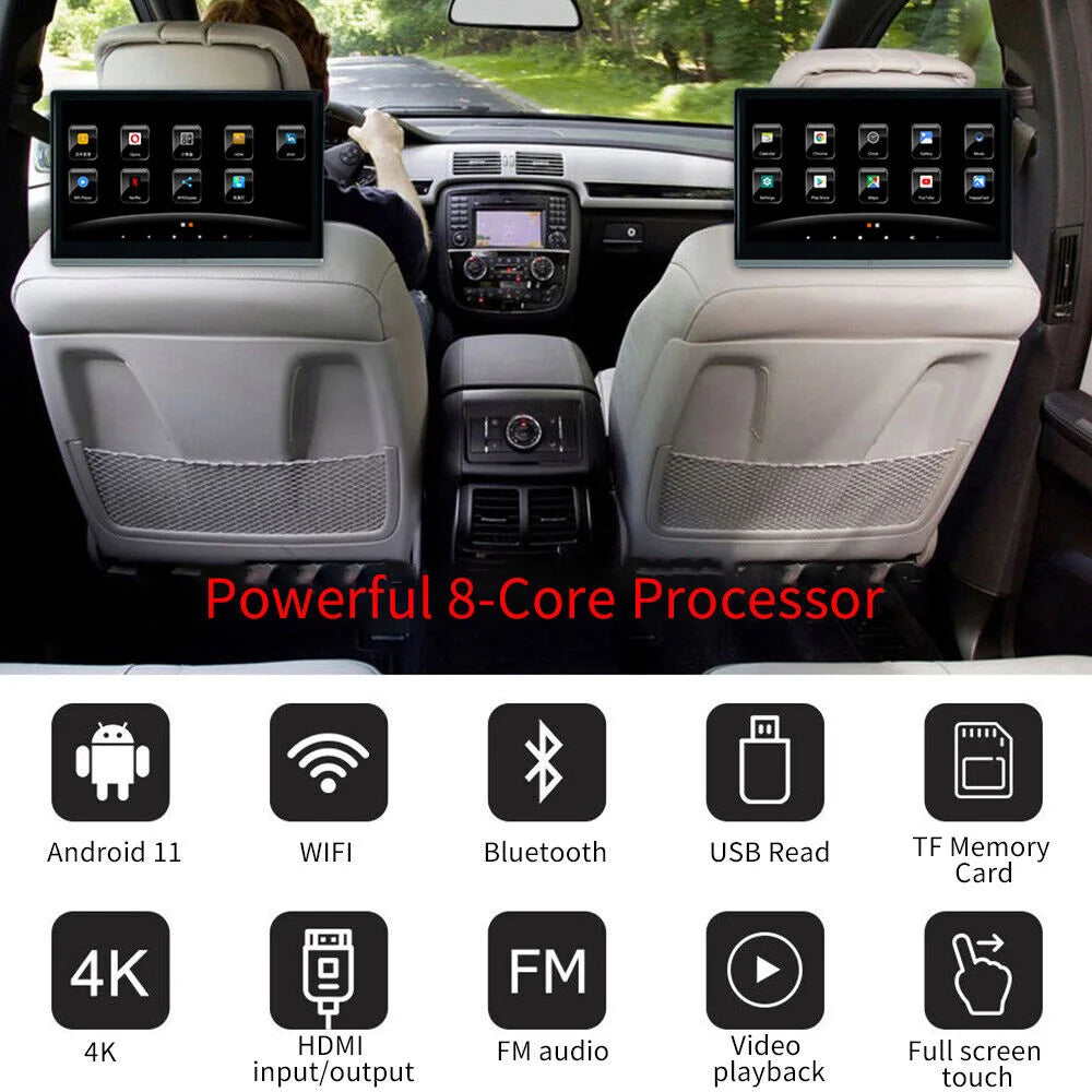 13.3 Inch Android Car Headrest TV Monitor