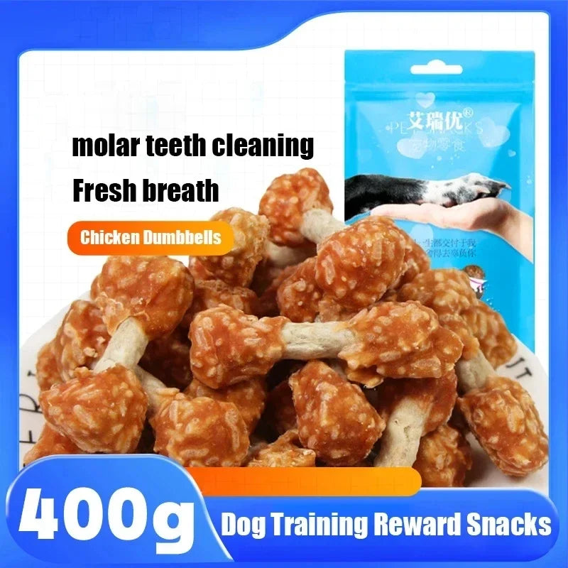 Calcium Chicken Dumbbell Dog Snacks