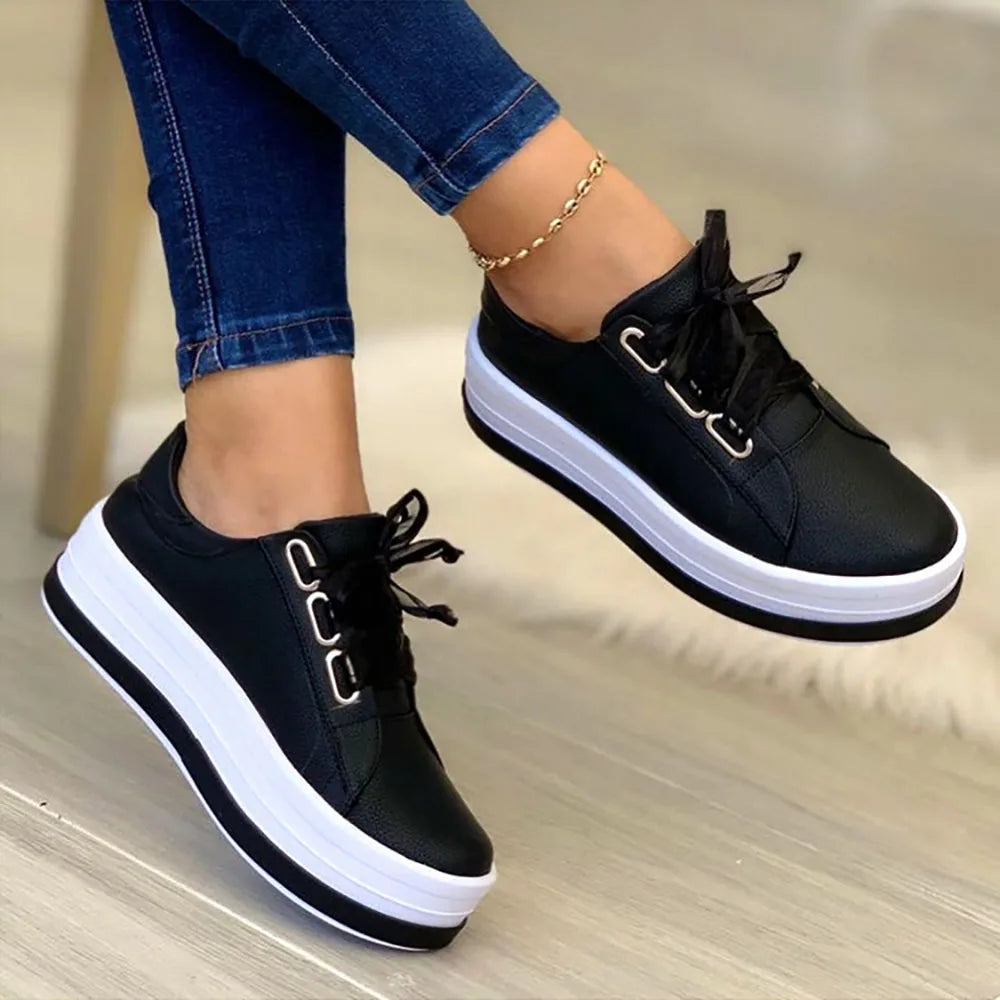 Women's Spring Sport Shoes with Height Increase