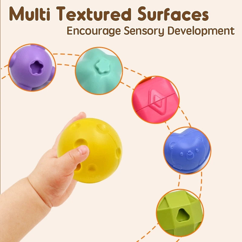 Montessori Sensory Cube - 7-in-1 Baby Activity Toy