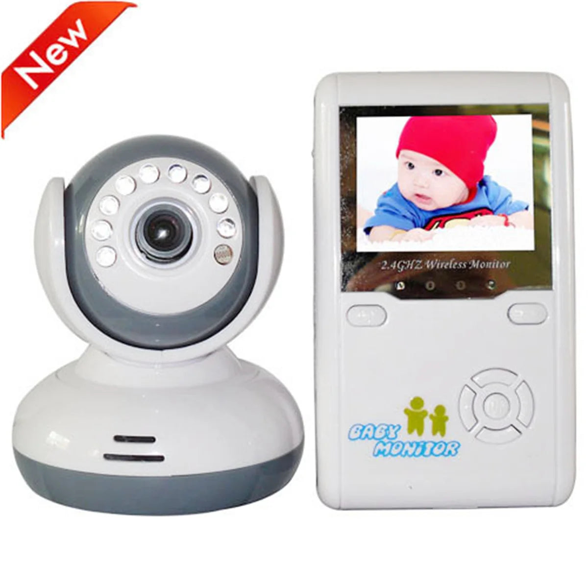 Wireless Baby Monitor with PTZ and Night Vision