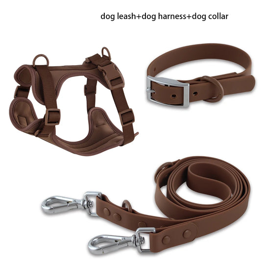 Adjustable Dog Harness Three-Piece Set