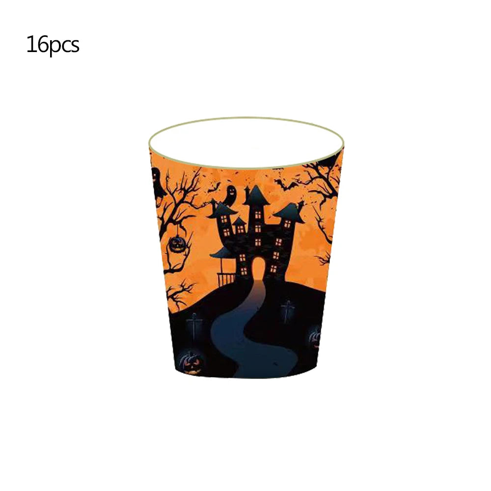 Halloween Cartoon Party Tableware Set