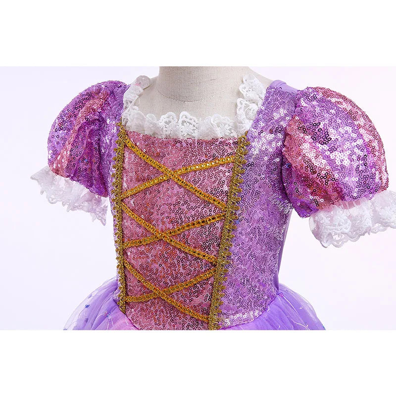 Girls Princess Cosplay Halloween Ball Dresses