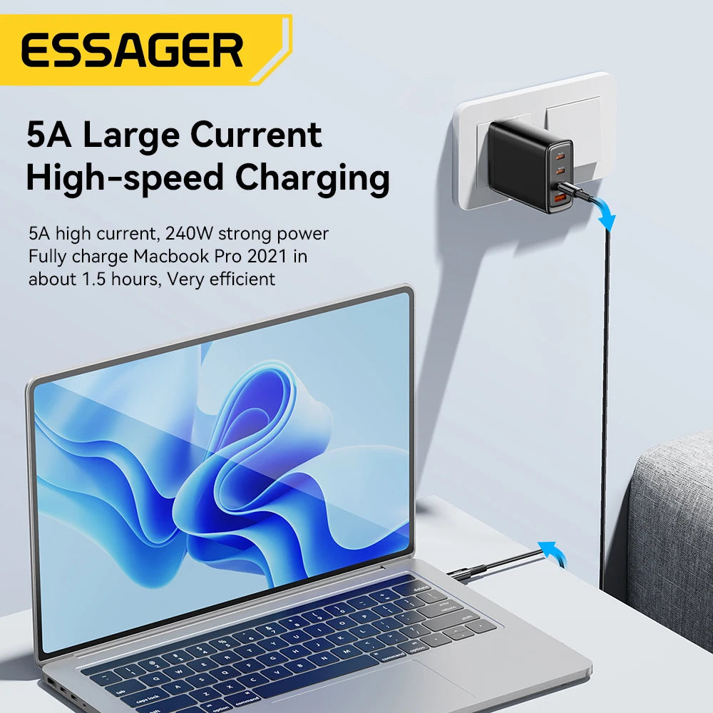 Essager 240W Super Fast Charge Type-C Cable