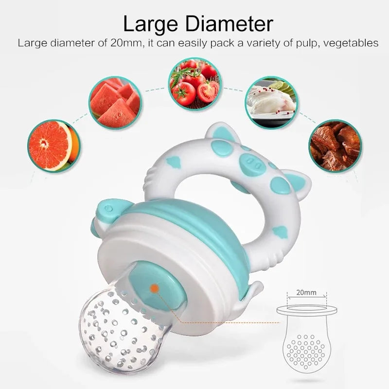 3-in-1 Baby Nipple Fresh Food Feeder