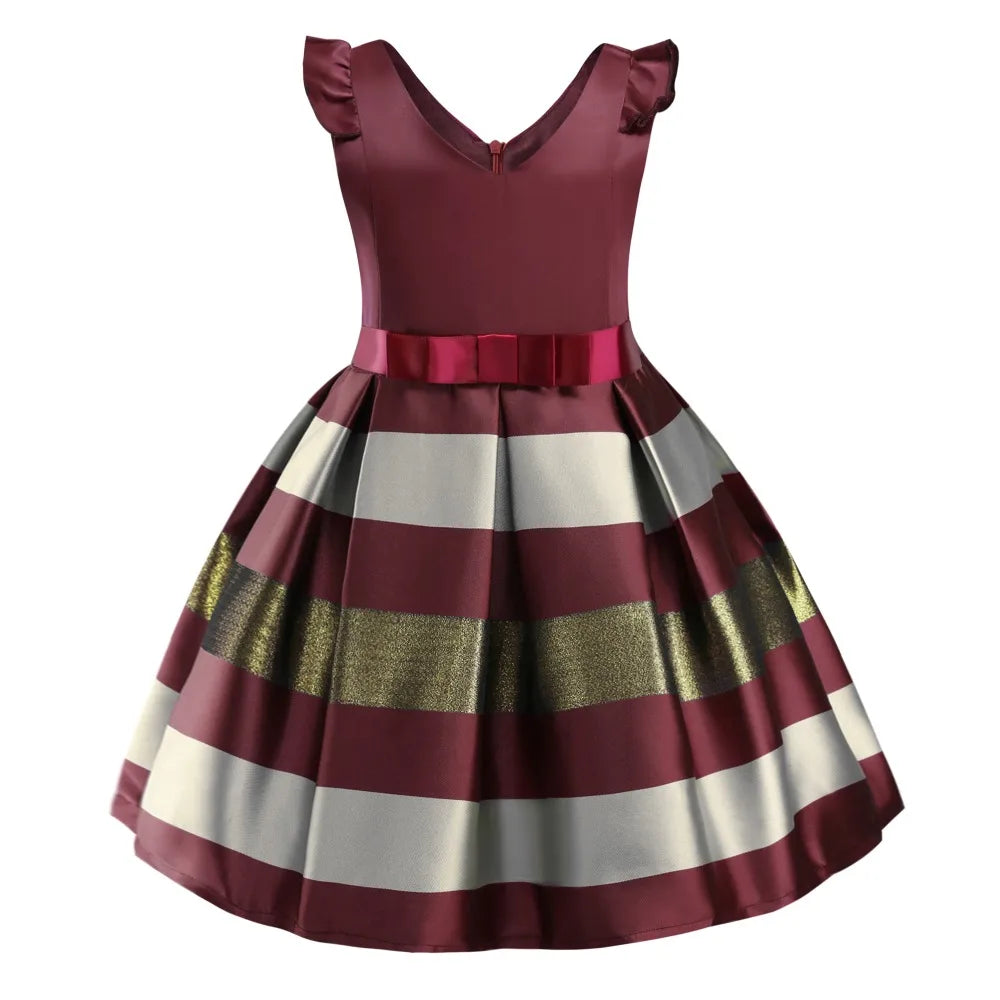 Princess Striped Baby Dress