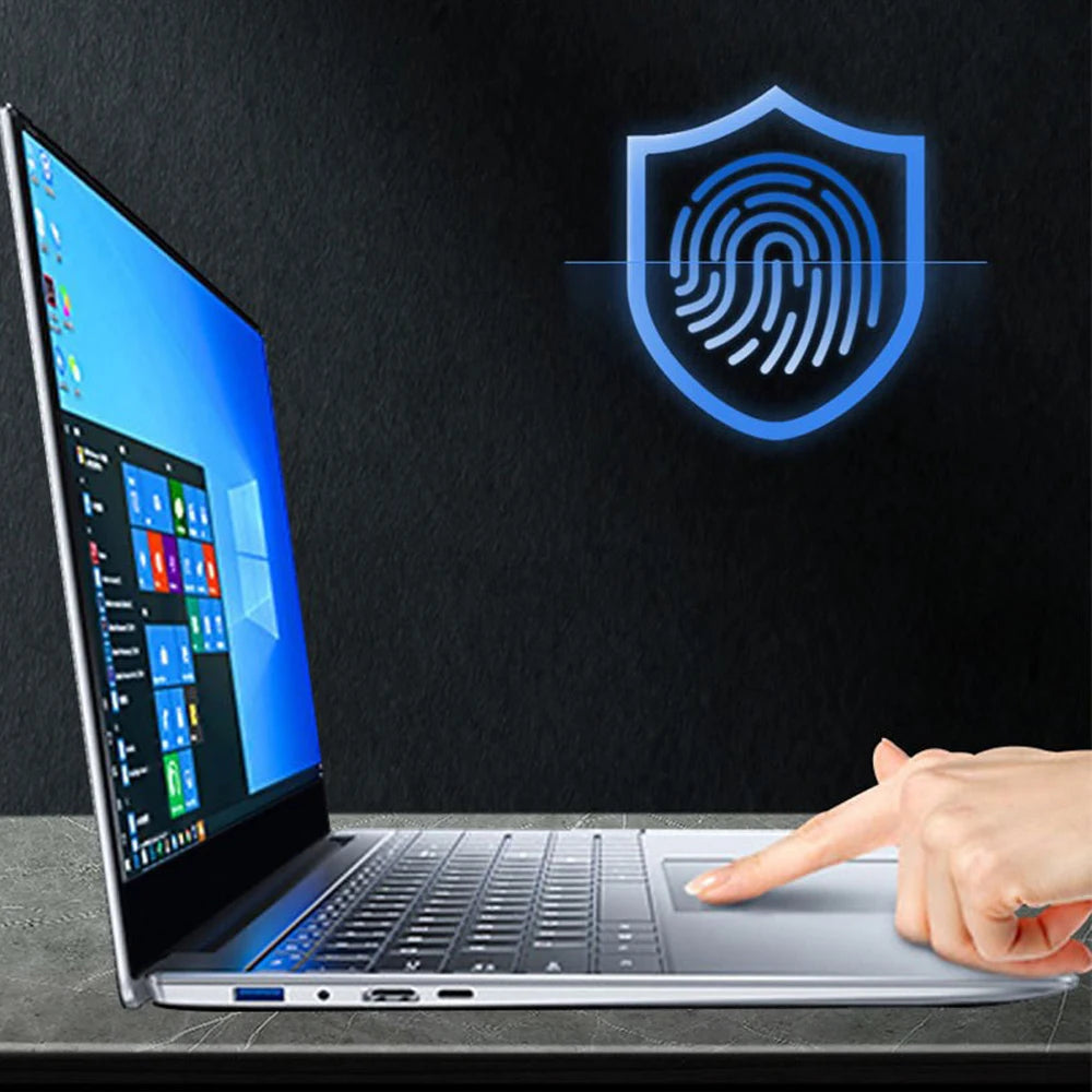 Fingerprint Unlock Intel Laptop 15.6 Inch