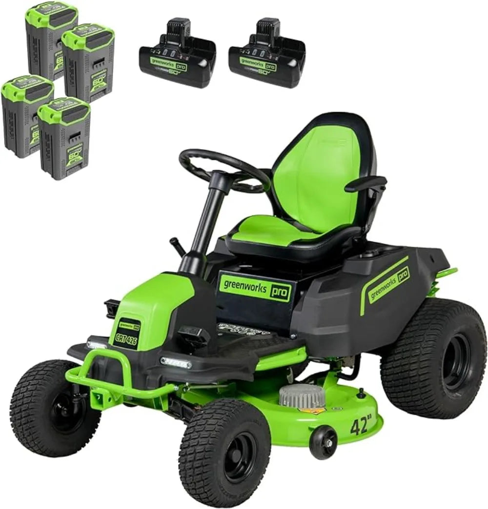 60V 42\" Cordless Electric Riding Mower