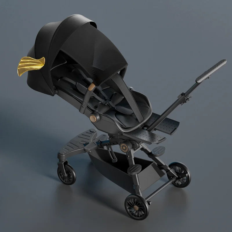 Folding Four Wheels Lightweight Baby Stroller