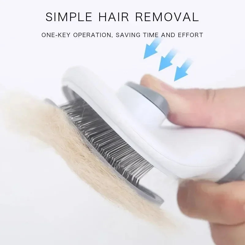 Self Cleaning Pet Hair Remover Brush