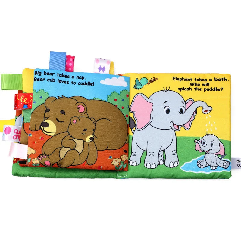 Soft Baby Cloth Book 3D Montessori Toys