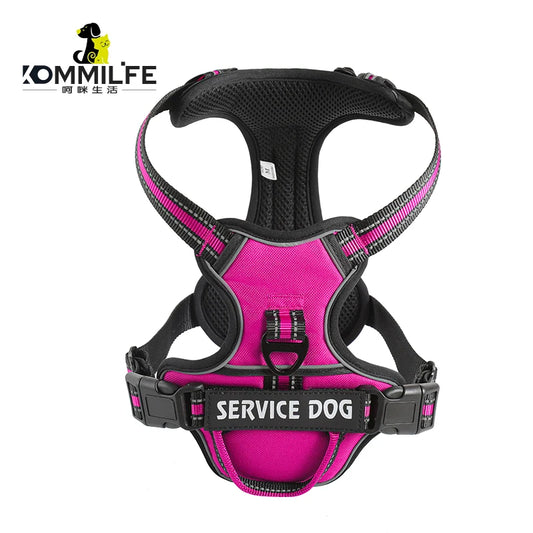 Reflective Nylon Dog Harness - Personalized & Breathable