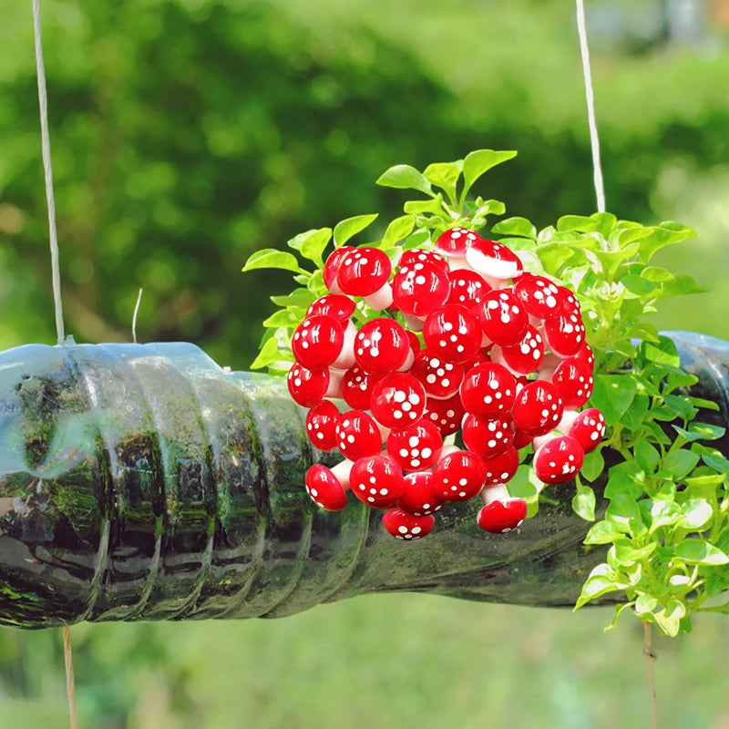 Mini Mushroom Fairy Garden Ornaments