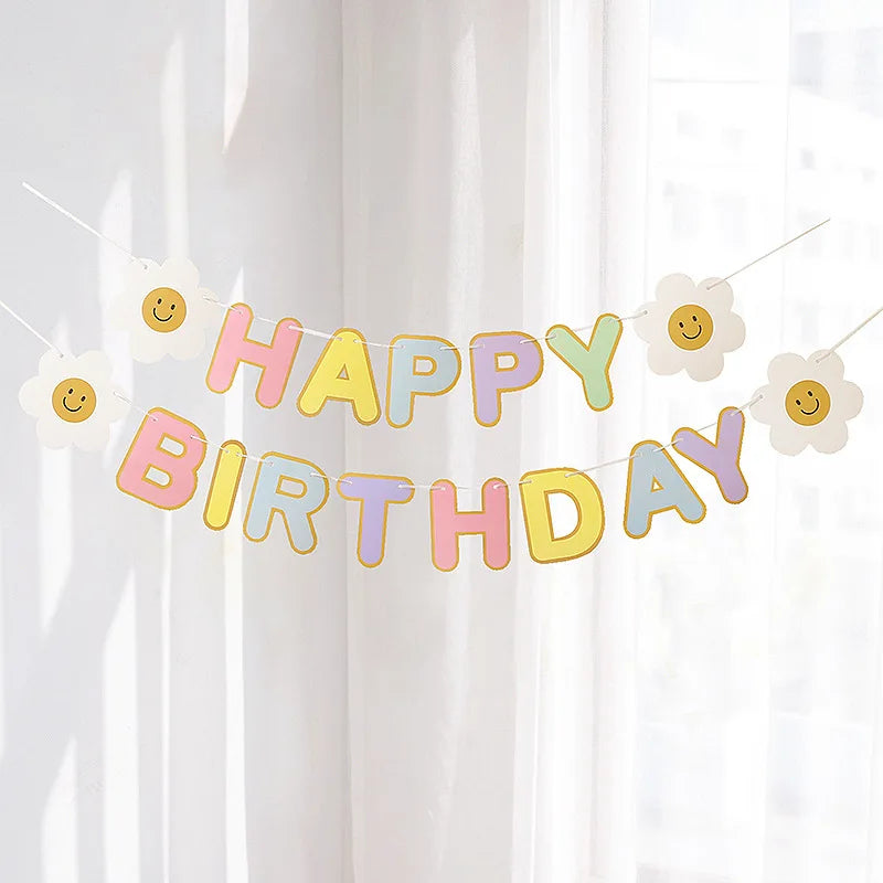 Premium Happy Birthday Banner Set