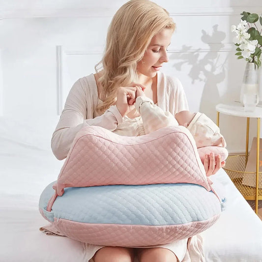 Pink Nursing Pillow for Newborns