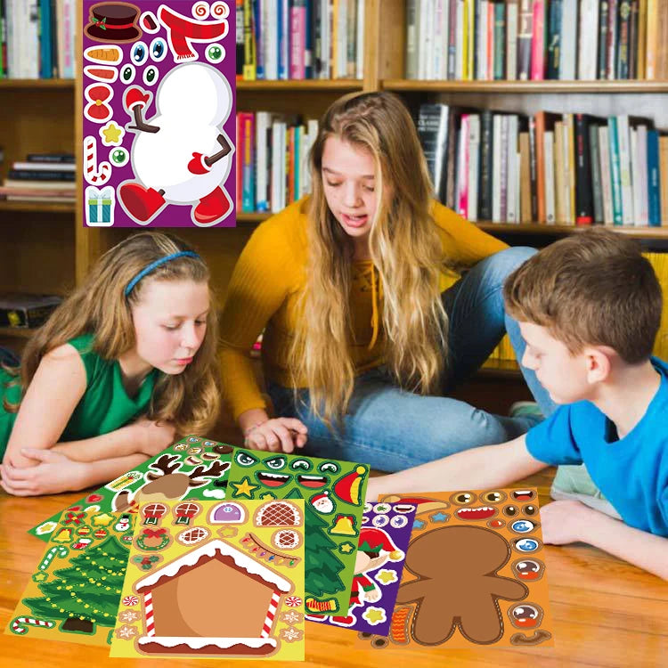 Christmas DIY Puzzle Sticker Set