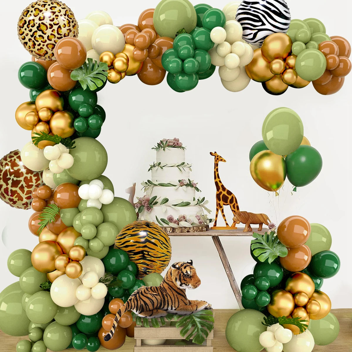 Jungle Animal Balloon Garland Kit