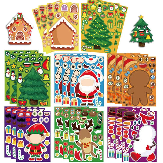 Christmas DIY Puzzle Sticker Set