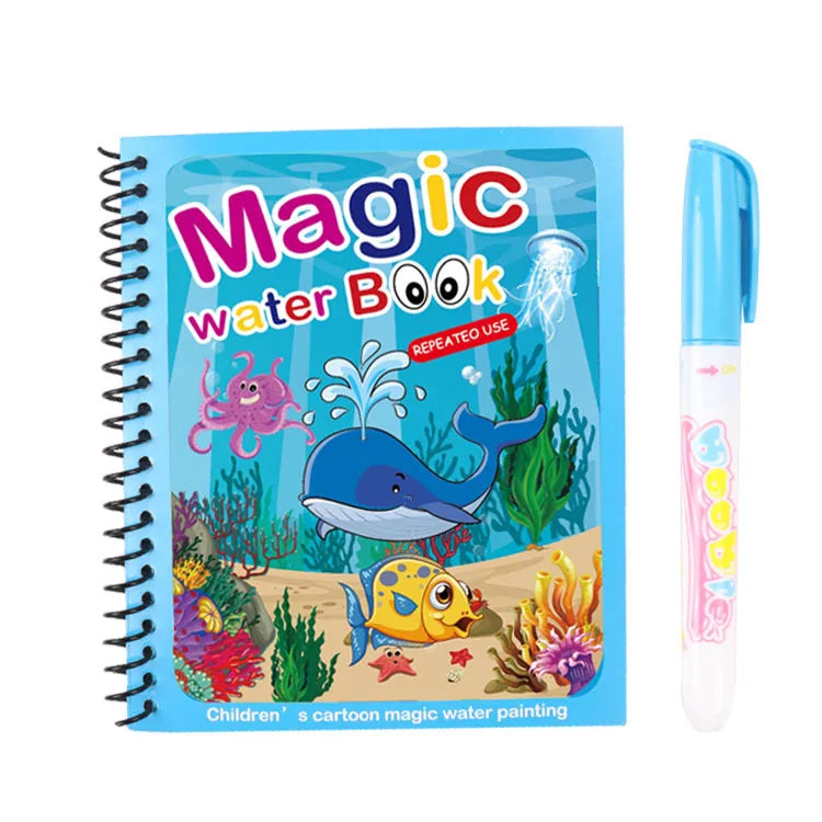 Magic Water Drawing Book for Kids