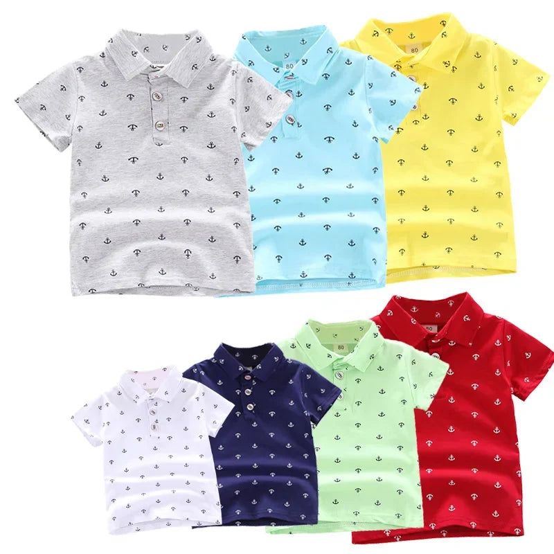 Breathable Boys Summer Shirt - Trendy Prints