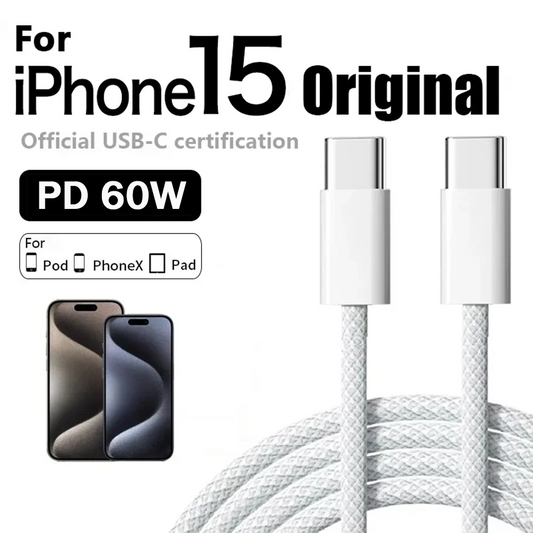 Original PD 60W Fast Charger & Cable Combo