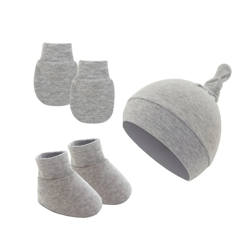 3Pcs Newborn Baby Hat Set