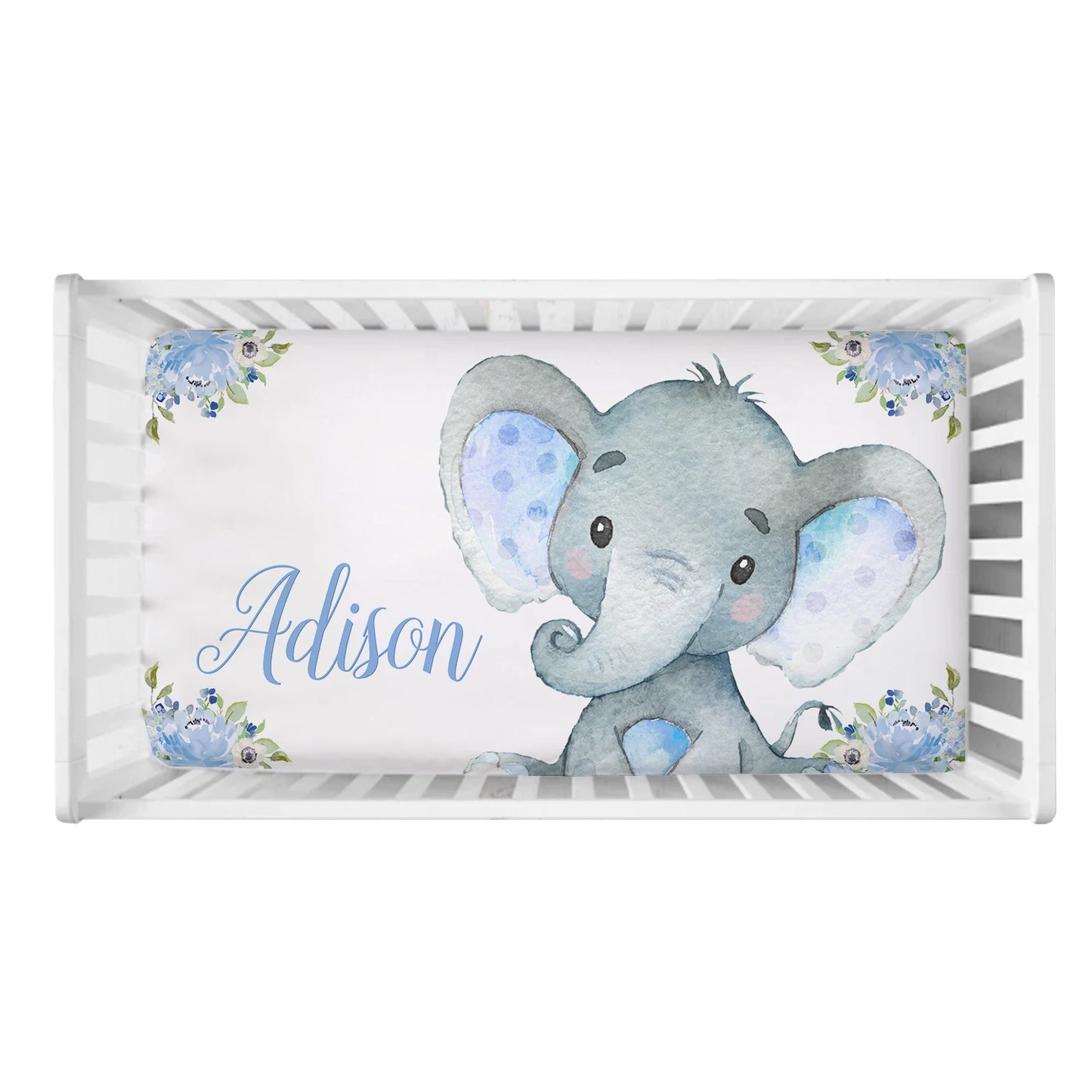 Custom Name Baby Boy Crib Bedding Set