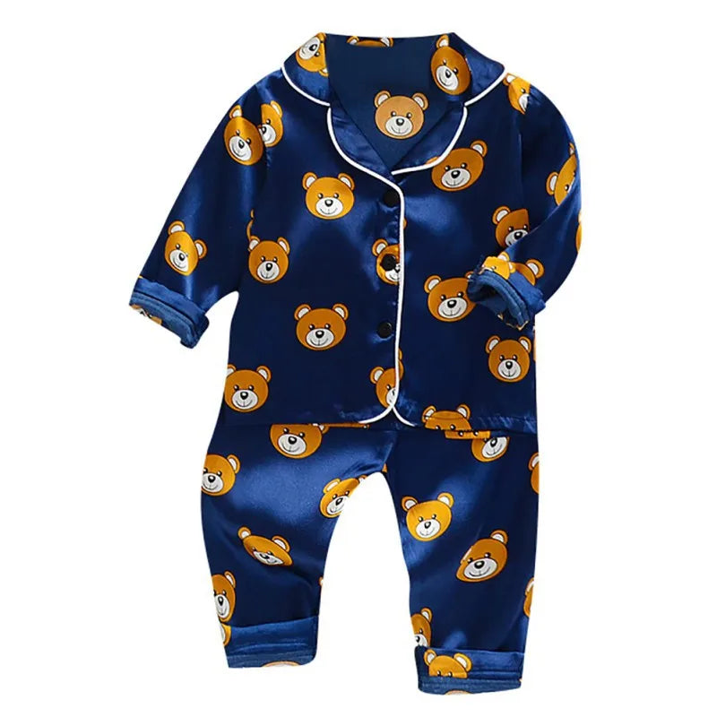 Toddler Silk Satin Pyjamas Set