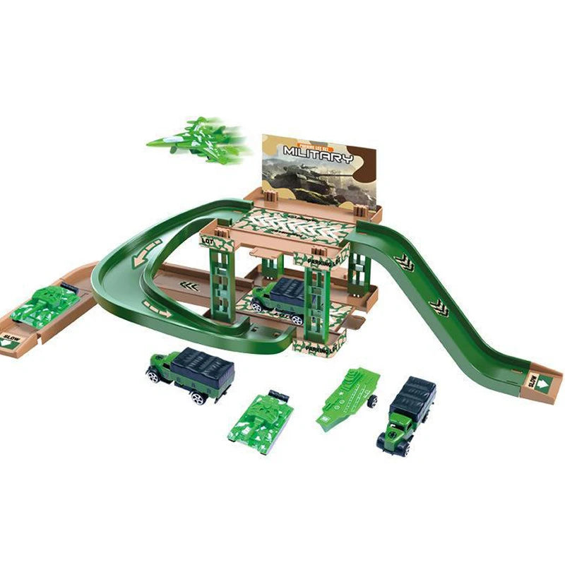 Multi-storey car parking playset