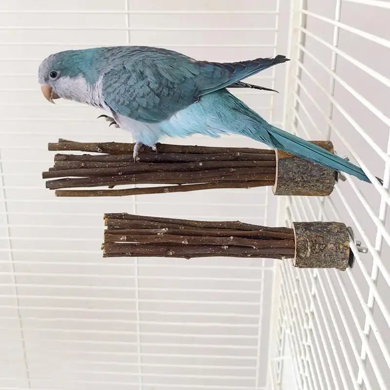 Wooden Parrot Stand Perch for Birdcage