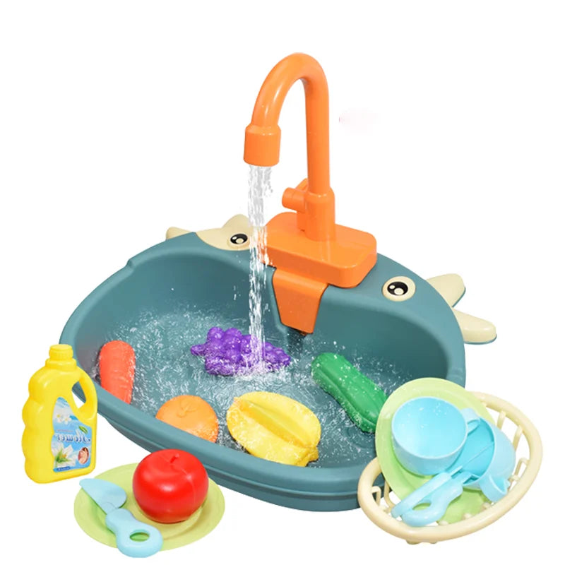 Kids Kitchen Sink Play Set