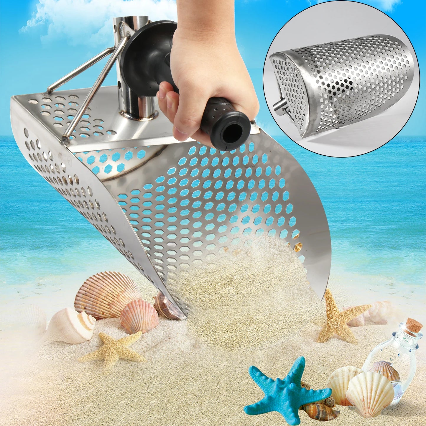 Durable Stainless Steel Sand Scoop