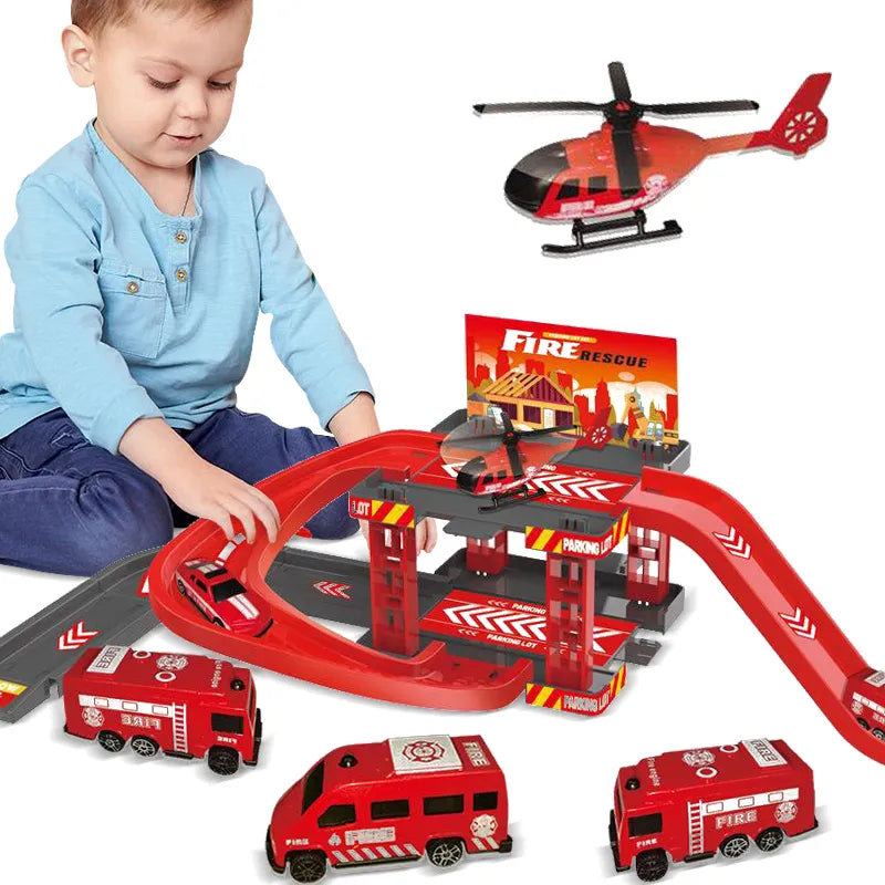 Multi-storey car parking playset